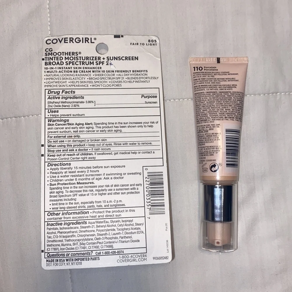 Covergirl BB cream and Revlon Natural fundation.. blunde of 2 items - Picture 5 of 7